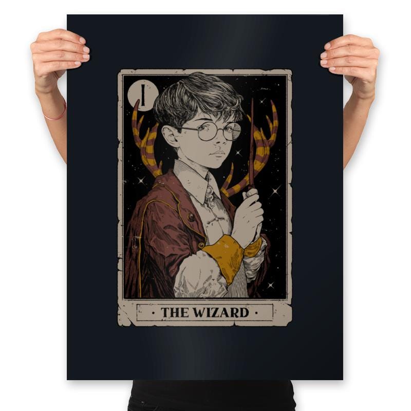 The Wizard - Prints Posters RIPT Apparel 18x24 / Black