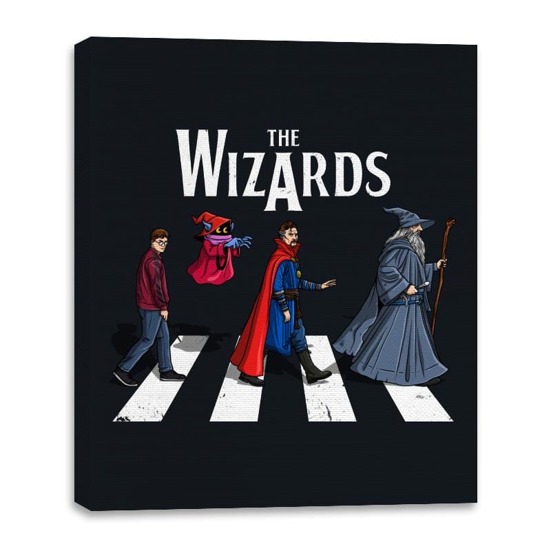 The Wizards - Canvas Wraps Canvas Wraps RIPT Apparel 16x20 / Black