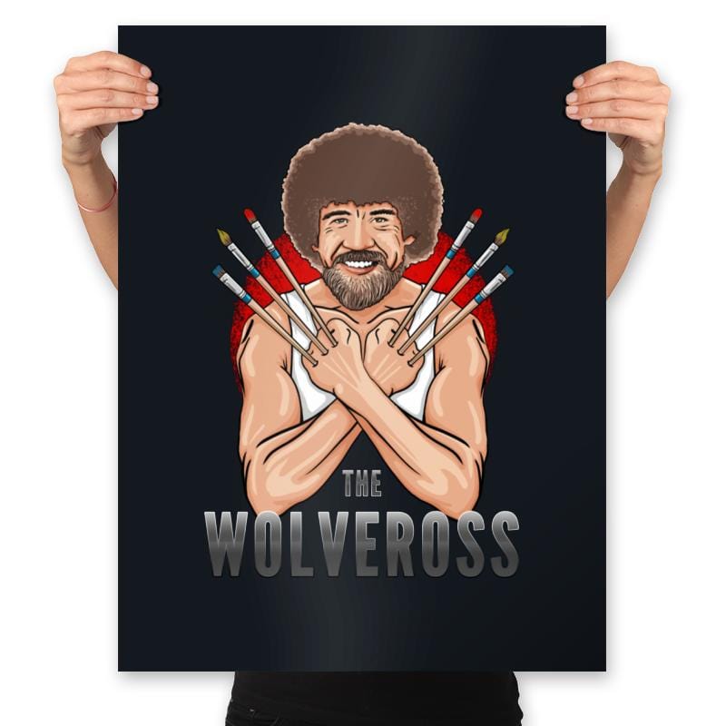 The Wolveross - Prints Posters RIPT Apparel 18x24 / Black