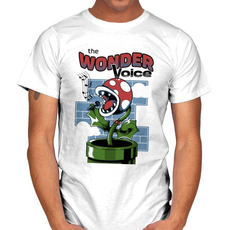 The Wonder Voice Carnivorous Flower - Mens T-Shirts RIPT Apparel Small / White