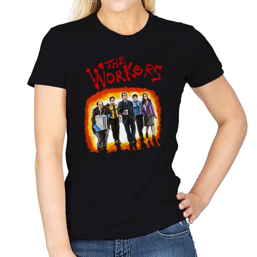 The Workers - Womens T-Shirts RIPT Apparel Small / Black