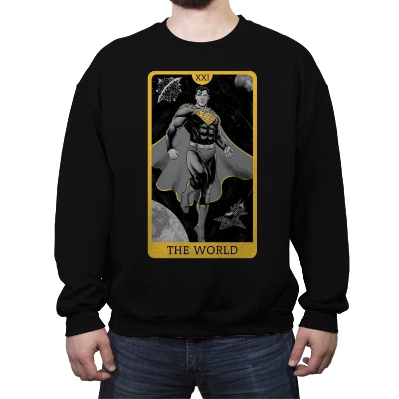 The World DC - Crew Neck Sweatshirt Crew Neck Sweatshirt RIPT Apparel Small / Black