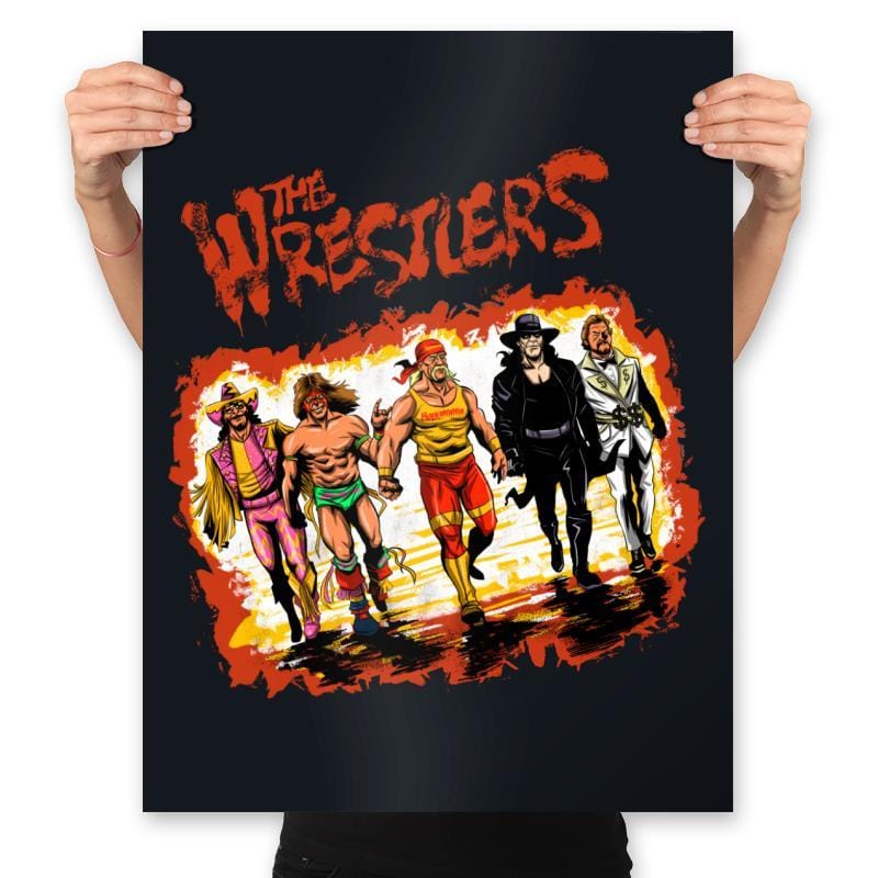 The Wrestlers - Best Seller - Prints Posters RIPT Apparel 18x24 / Black