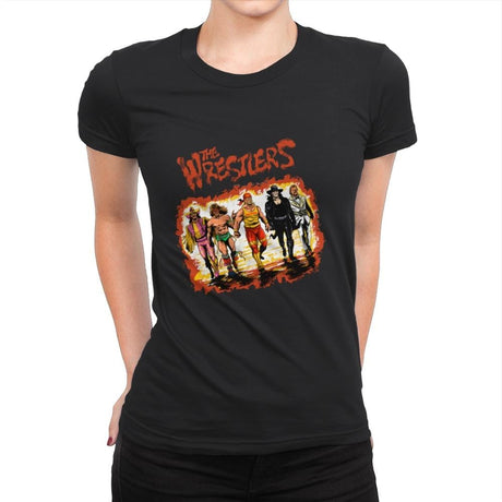 The Wrestlers - Best Seller - Womens Premium T-Shirts RIPT Apparel Small / Black