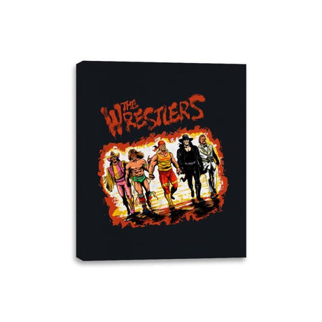 The Wrestlers - Canvas Wraps Canvas Wraps RIPT Apparel 8x10 / Black