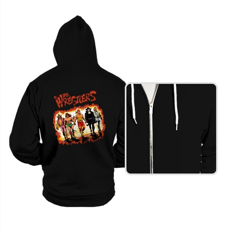 The Wrestlers - Hoodies Hoodies RIPT Apparel Small / Black