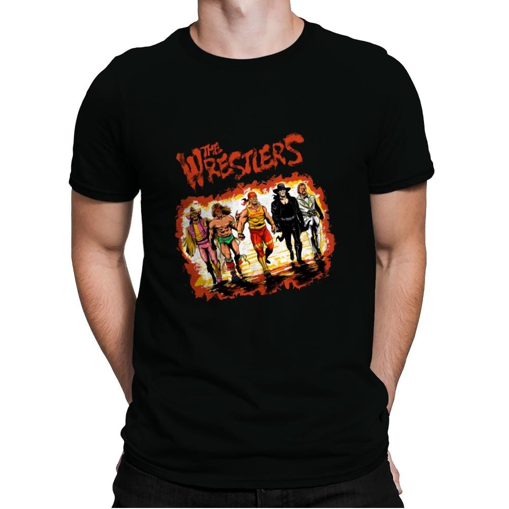 The Wrestlers - Mens Premium T-Shirts RIPT Apparel Small / Black