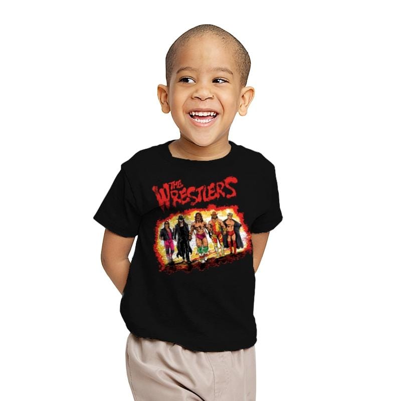 The Wrestlers Remix - Youth T-Shirts RIPT Apparel X-small / Black