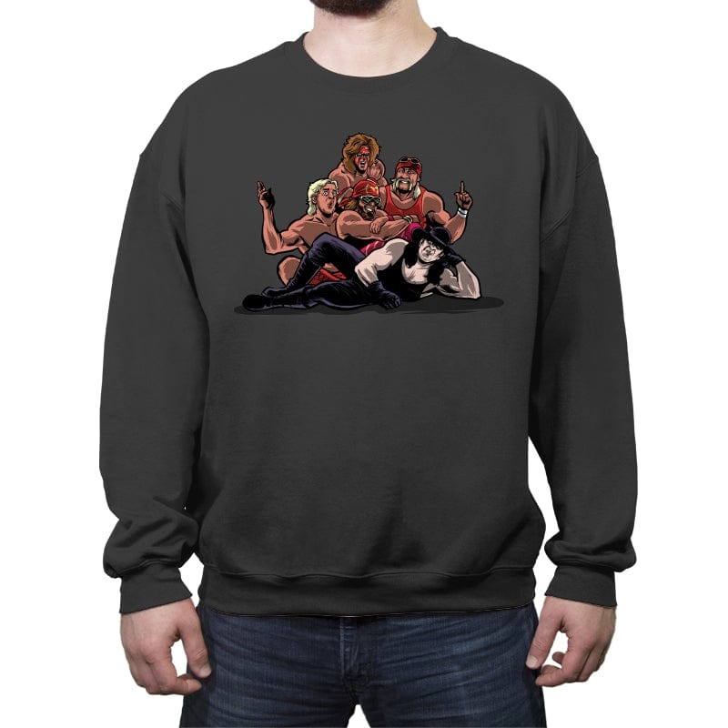 The Wrestling Club - Crew Neck Sweatshirt Crew Neck Sweatshirt RIPT Apparel Small / Charcoal