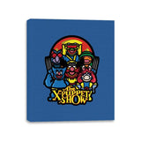 The X-Puppet Show - Canvas Wraps Canvas Wraps RIPT Apparel 11x14 / Royal