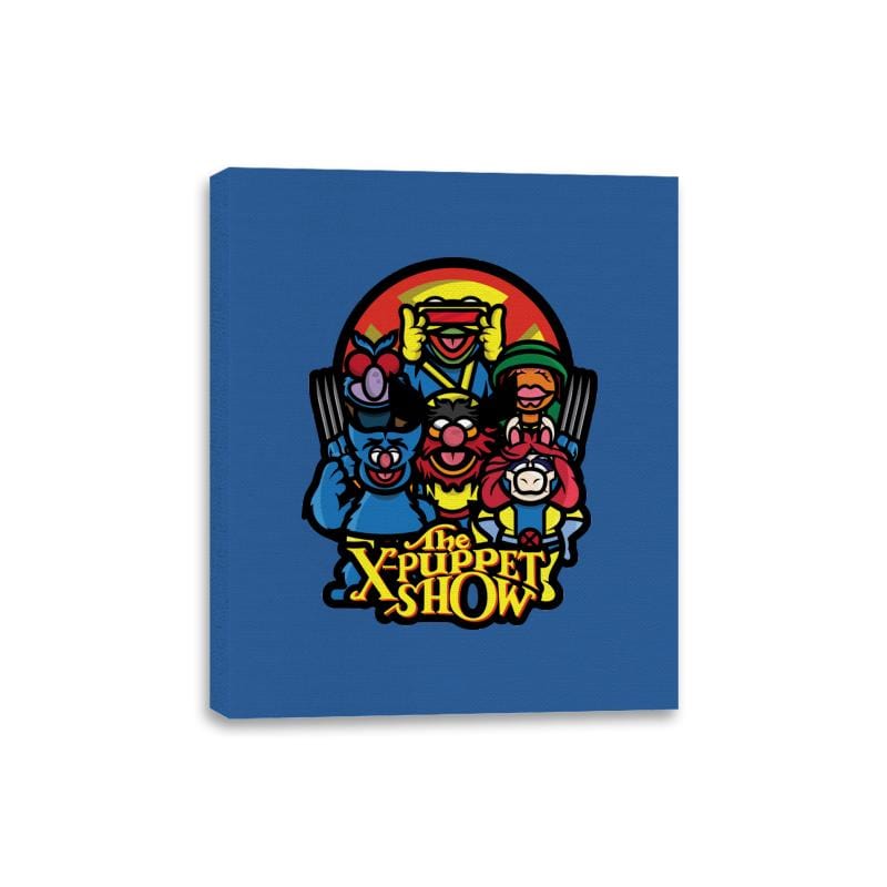 The X-Puppet Show - Canvas Wraps Canvas Wraps RIPT Apparel 8x10 / Royal