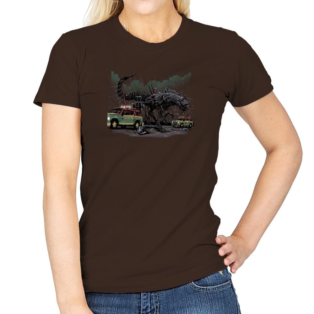 The Xeno Park Incident Exclusive - Womens T-Shirts RIPT Apparel Small / Dark Chocolate