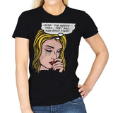 They Say He Shot First - Womens T-Shirts RIPT Apparel Small / Black