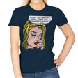 They Say He Shot First - Womens T-Shirts RIPT Apparel Small / Navy