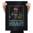 This is the Holiday - Prints Posters RIPT Apparel 18x24 / Black