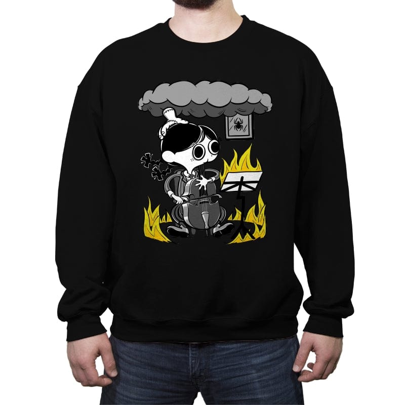 This is Wednesday - Crew Neck Sweatshirt Crew Neck Sweatshirt RIPT Apparel Small / Black