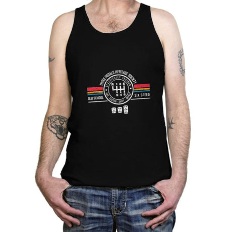 Three Pedals Heritage Society - Tanktop Tanktop RIPT Apparel X-Small / Black