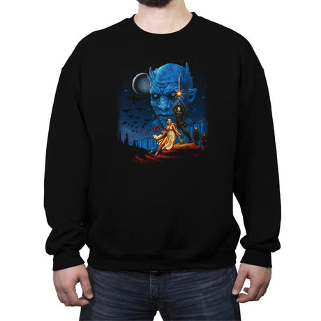 Throne Wars Reprint - Crew Neck Sweatshirt Crew Neck Sweatshirt RIPT Apparel Small / Black