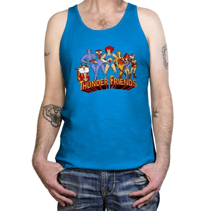 Thunder Friends - Tanktop Tanktop RIPT Apparel X-Small / Teal