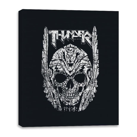 Thunder Redux - Canvas Wraps Canvas Wraps RIPT Apparel 16x20 / Black