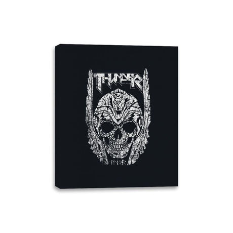 Thunder Redux - Canvas Wraps Canvas Wraps RIPT Apparel 8x10 / Black