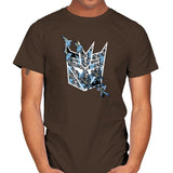 Thunder Tessellation - 80s Blaarg - Mens T-Shirts RIPT Apparel Small / Dark Chocolate