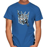 Thunder Tessellation - 80s Blaarg - Mens T-Shirts RIPT Apparel Small / Royal