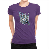 Thunder Tessellation - 80s Blaarg - Womens Premium T-Shirts RIPT Apparel Small / Purple Rush