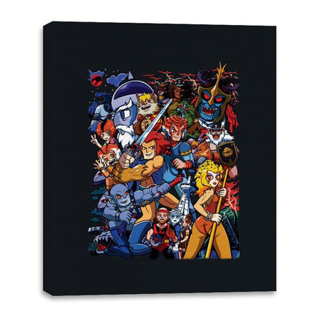 Thundercats X Pilgrim - Canvas Wraps Canvas Wraps RIPT Apparel 16x20 / Black