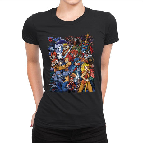 Thundercats X Pilgrim - Womens Premium T-Shirts RIPT Apparel Small / Black