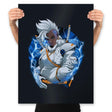 Thunderstorm Samurai - Prints Posters RIPT Apparel 18x24 / Black