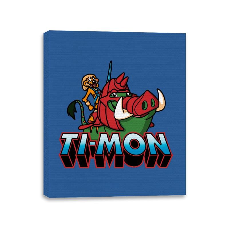 Ti-Mon! - Canvas Wraps Canvas Wraps RIPT Apparel 11x14 / Royal