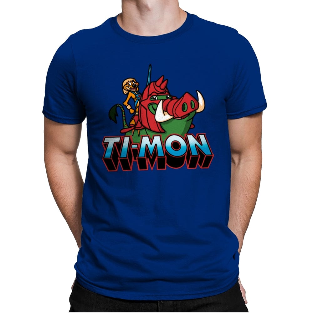 Ti-Mon! - Mens Premium T-Shirts RIPT Apparel Small / Royal