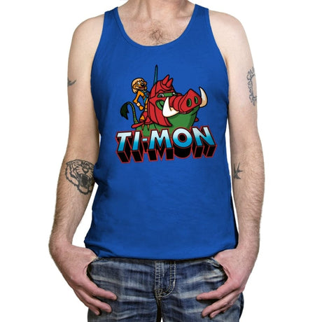 Ti-Mon! - Tanktop Tanktop RIPT Apparel X-Small / True Royal