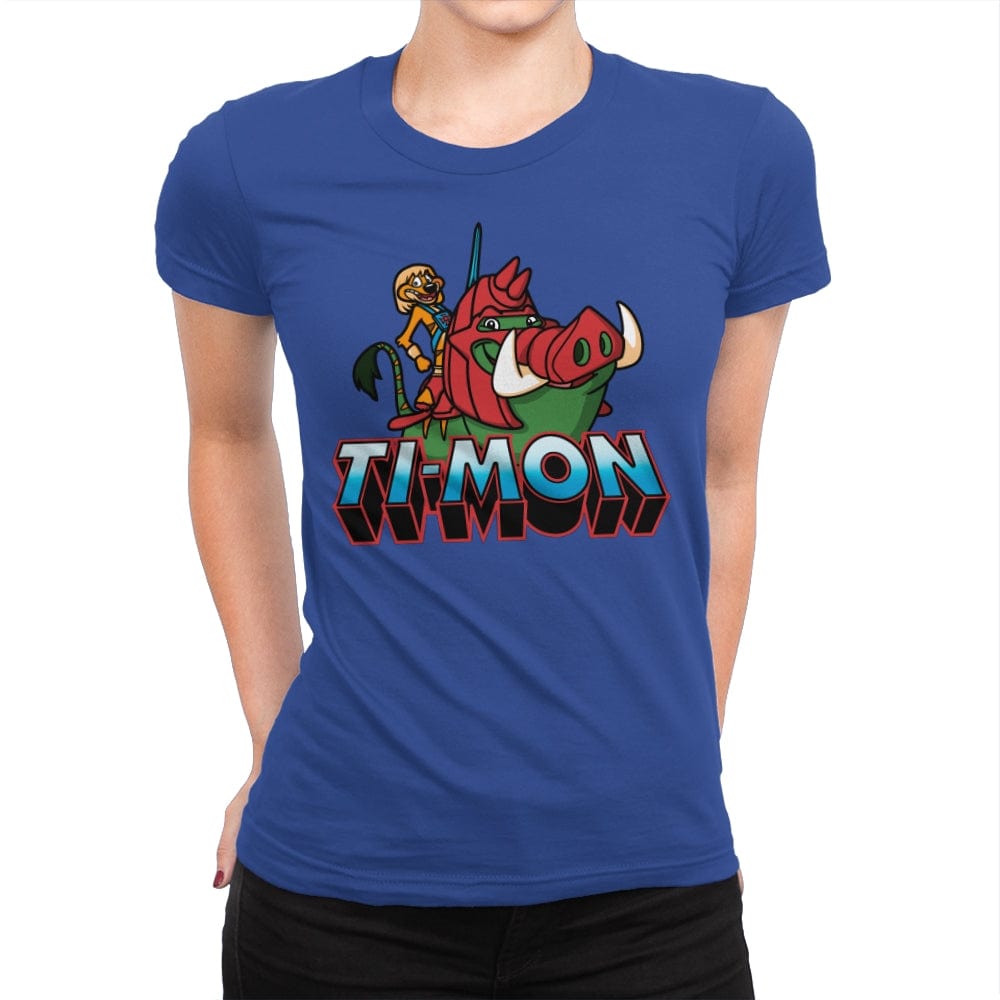 Ti-Mon! - Womens Premium T-Shirts RIPT Apparel Small / Royal