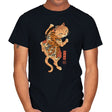 Tiger Cat Irezumi - Mens T-Shirts RIPT Apparel Small / Black