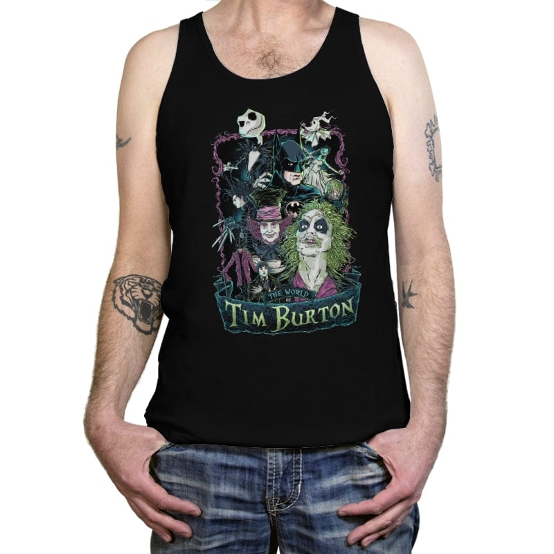 Tim Burton Director Films - Tanktop Tanktop RIPT Apparel X-Small / Black