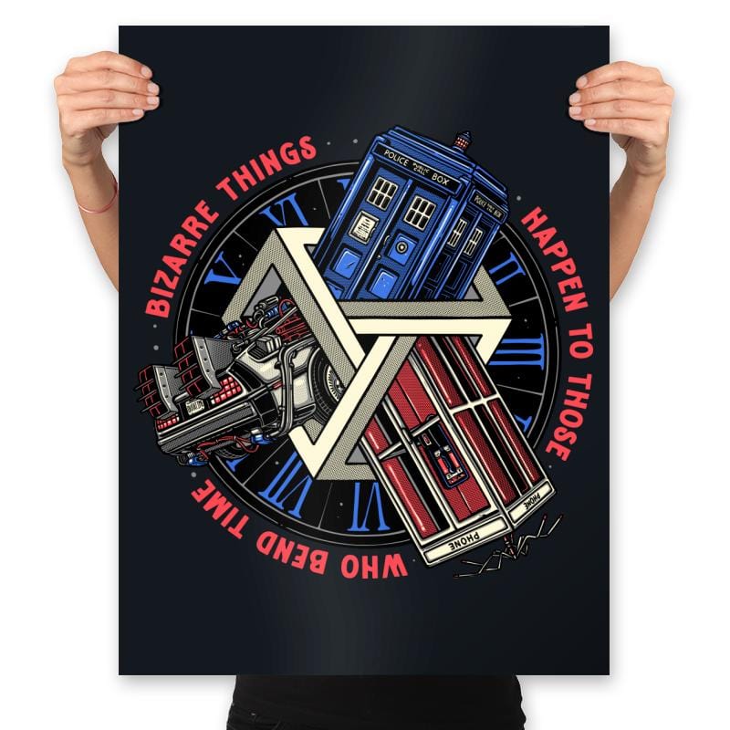 Time Benders - Prints Posters RIPT Apparel 18x24 / Black