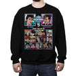 Time Fighters - Crew Neck Sweatshirt Crew Neck Sweatshirt RIPT Apparel Small / Black