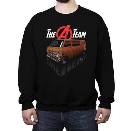 Time Heist - Crew Neck Sweatshirt Crew Neck Sweatshirt RIPT Apparel