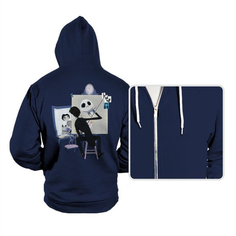 Time Lapse Selfie  - Hoodies Hoodies RIPT Apparel Small / Navy