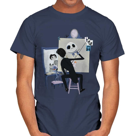 Time Lapse Selfie  - Mens T-Shirts RIPT Apparel Small / Navy