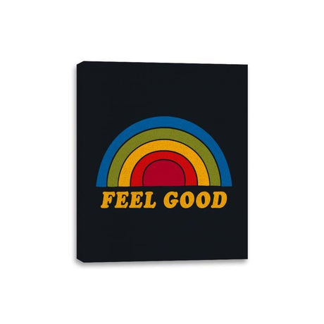 Time To Feel Good - Canvas Wraps Canvas Wraps RIPT Apparel 8x10 / Black