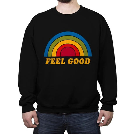 Time To Feel Good - Crew Neck Sweatshirt Crew Neck Sweatshirt RIPT Apparel Small / Black