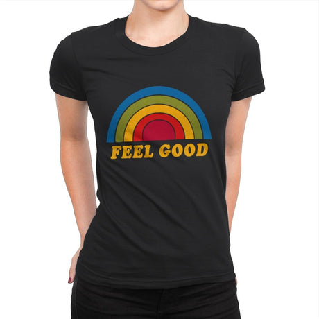 Time To Feel Good - Womens Premium T-Shirts RIPT Apparel Small / Black