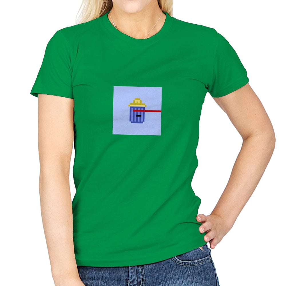 Tiny Trashcan 1031 - Womens T-Shirts RIPT Apparel Small / Irish Green