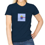 Tiny Trashcan 1031 - Womens T-Shirts RIPT Apparel Small / Navy