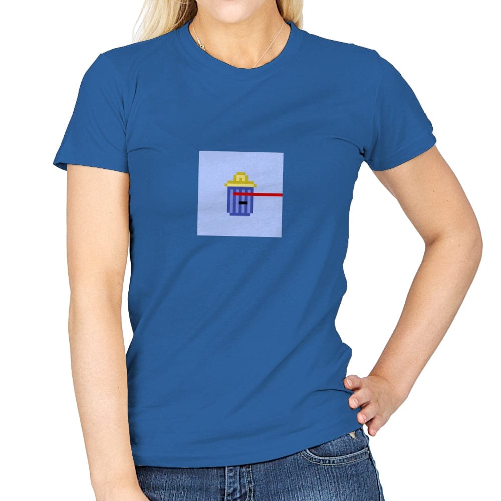 Tiny Trashcan 1031 - Womens T-Shirts RIPT Apparel Small / Royal