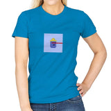 Tiny Trashcan 1031 - Womens T-Shirts RIPT Apparel Small / Sapphire