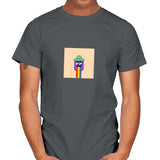 Tiny Trashcan 17 - Mens T-Shirts RIPT Apparel Small / Charcoal